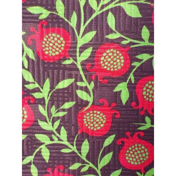 LulaRoe Floral Maxi Skirt A-Line Stretch Purple Green Pink Women size Medium - Picture 3 of 5